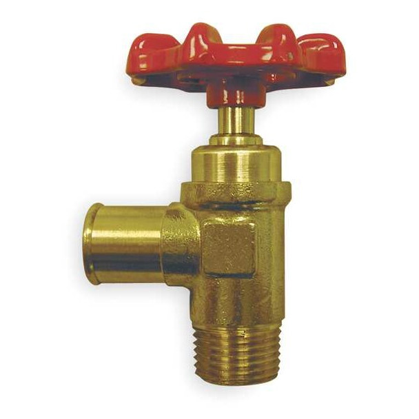 Weatherhead Drain Cock,Brass,MNPT x Hose,3/8 In 1422