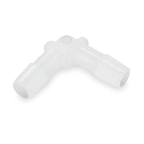 Eldon James Elbow,PVDF,Barbed1/2",Barbed1/2",PK5 L0-8NK