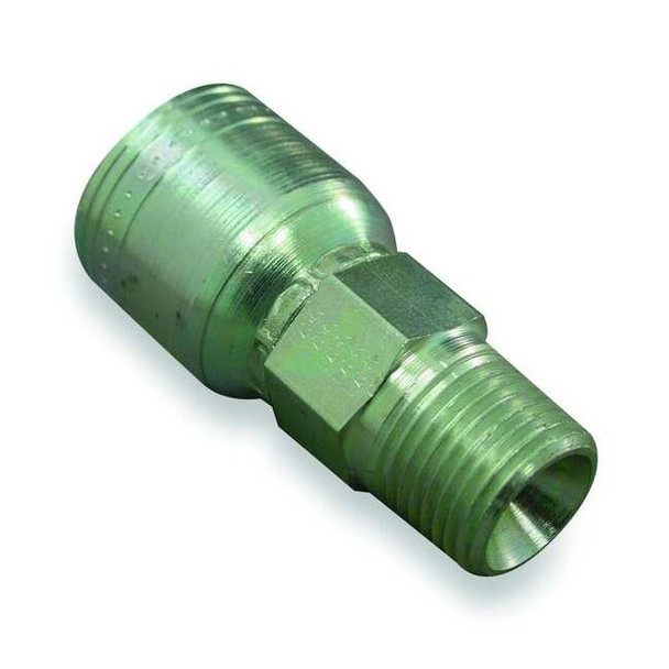 Eaton Aeroquip Fitting,Straight,1/4 In Hose,1/8-27 NPT 1AA2MP4