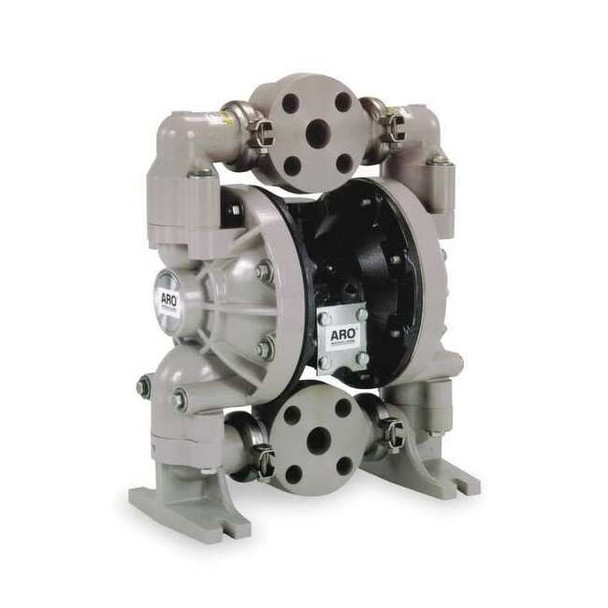 Double Diaphragm Pump, Polypropylene, Air Operated, Santoprene, 47 GPM