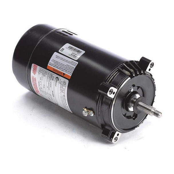 Pool Pump Motor, Capacitor-Start, 1/2 HP, 56J Frame, 3,450 Nameplate RPM
