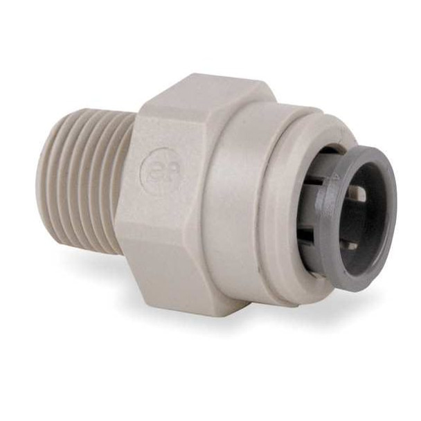 John Guest Adapter,1/2 In Tube OD,PK10 PI011603S-PK10