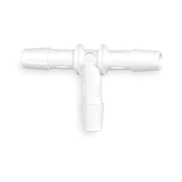 Eldon James Tee,Polypropylene,Barbed3/16in,PK10 T0-3WP