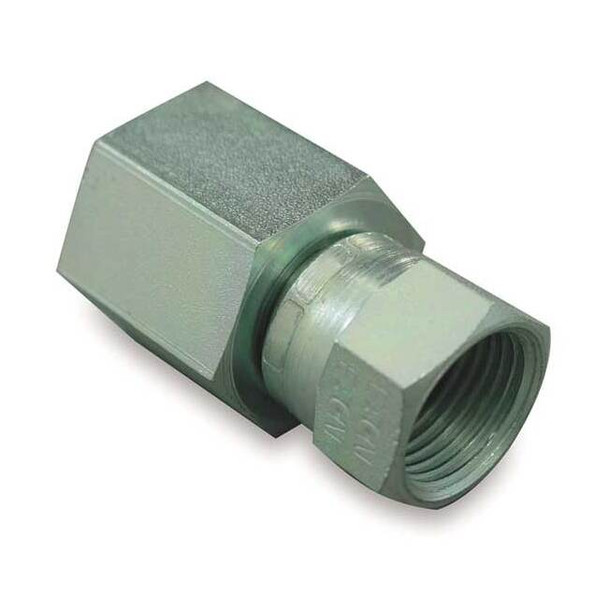 Eaton Aeroquip Adpt, FNPT-FJIC, 1/8-27, 7/16-20, Strt 2242-2-4S