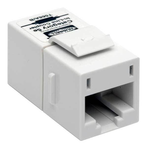Hubbell Premise Wiring AV Connector,5E,White SFC5EW