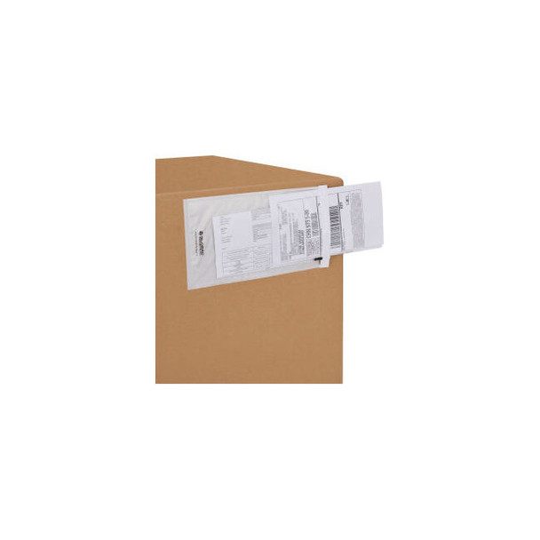 Global Industrial Packing List Envelopes 5-1/2""W x 10""L Clear 1000/Pack