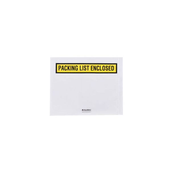 Global Industrial Panel Face Envelopes ""Packing List Enclosed"" 12""L x 10""W Y