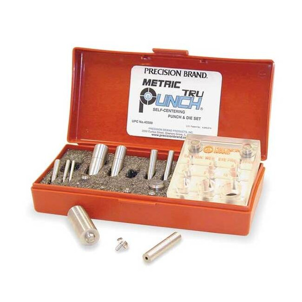 Manufacturer Varies Punch and Die Set,9pc,ool Steel 40300