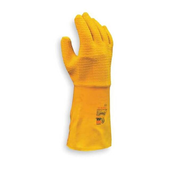 Showa Cut-Resistant Coated Gloves, Cut Level 2 ,Latex ,Rough ,10 1 PR 67NFW-10