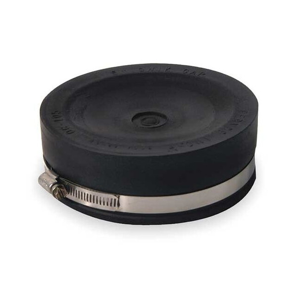 Fernco Round End Cap, PVC, 5 in For Pipe Size QC-105