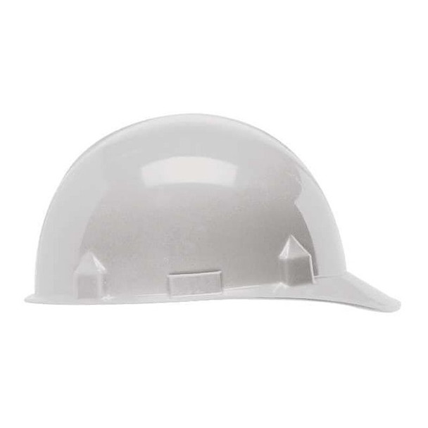 Hard Hat, SC-6, Polyethylene, 4 Point Ratchet, Type 1, Class E, White