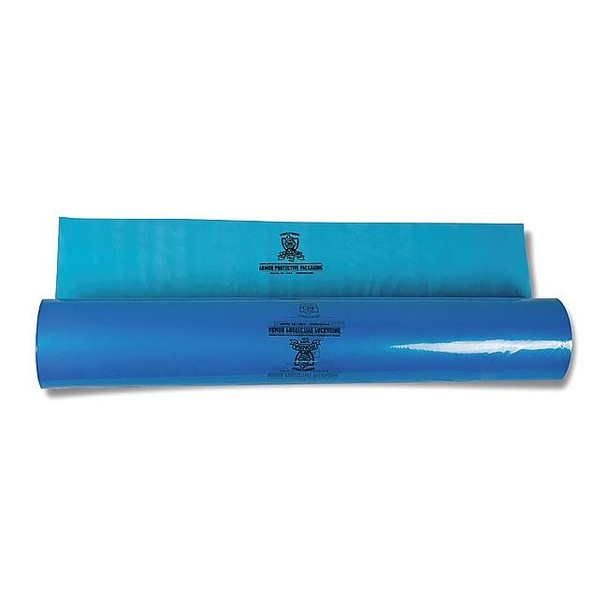 Armor Poly Protective Packaging Film, 48" W x 500 Ft. L, Blue PSWS4B48500