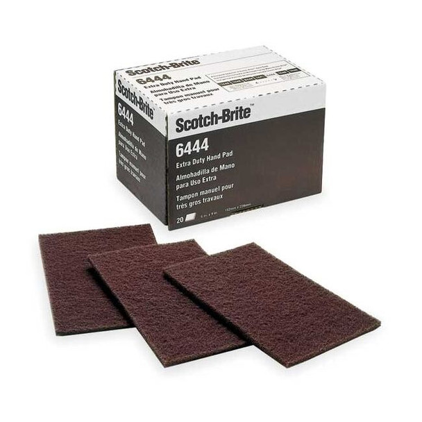 Scotch-Brite Sanding Hand Pad,Alum O,Brn,PK60 16553