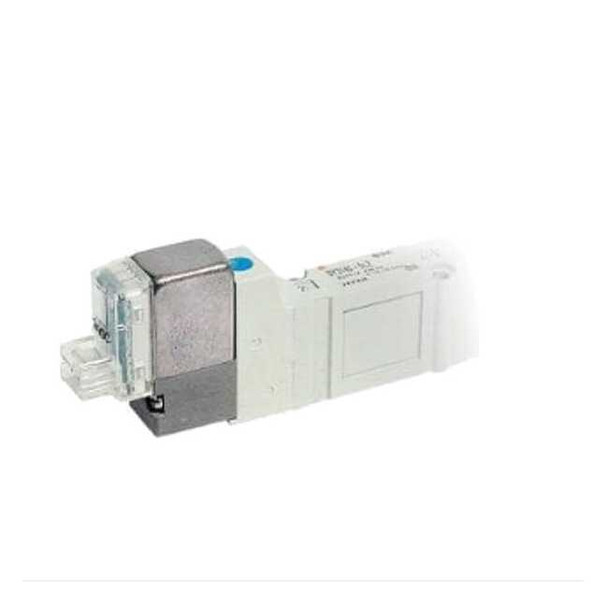 Smc Solenoid Air Control Valve,1/8 In,24VDC SY7140-5LZ