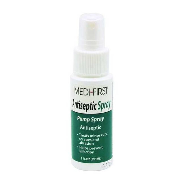 Topical Antiseptic Spray, Benzocaine/Benzalkonium Chloride, Alcohol Free, 2 oz.