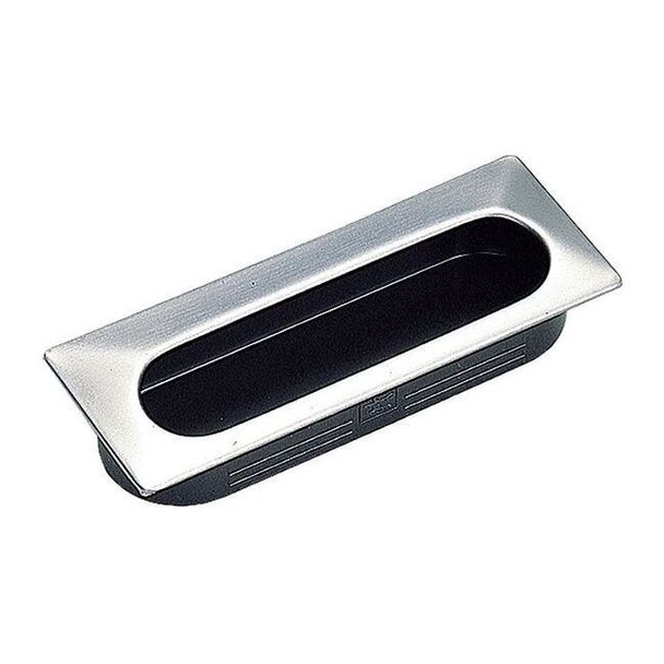 Sugatsune Recessed Pull Handle, Snap-In, Satin, Satin, Snap-in UT-105/S-1
