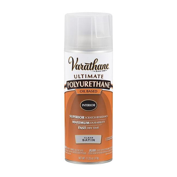Rust-Oleum Polyurethane Spray,Clear,11.25 oz. 9181
