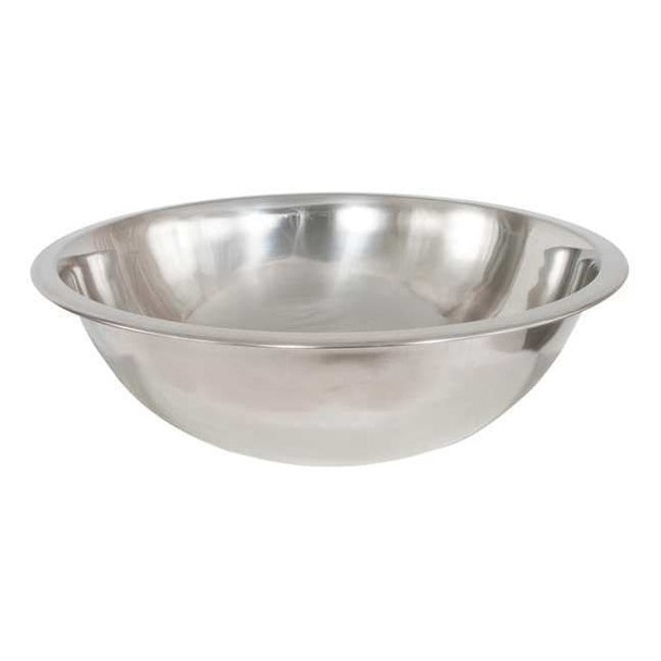 Crestware Mixing Bowl,18 7/8 in Dia,20 qt Cap. MB20