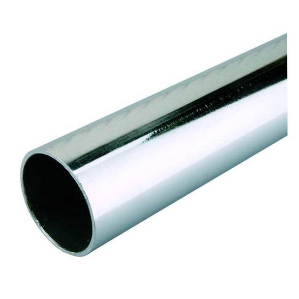 John Sterling Closet Pole,Chrome,72 in L 0015-6CH