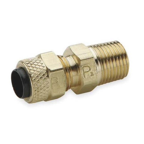 Parker 1/4" Compression x MNPT Brass Connector 10PK 68P-4-4