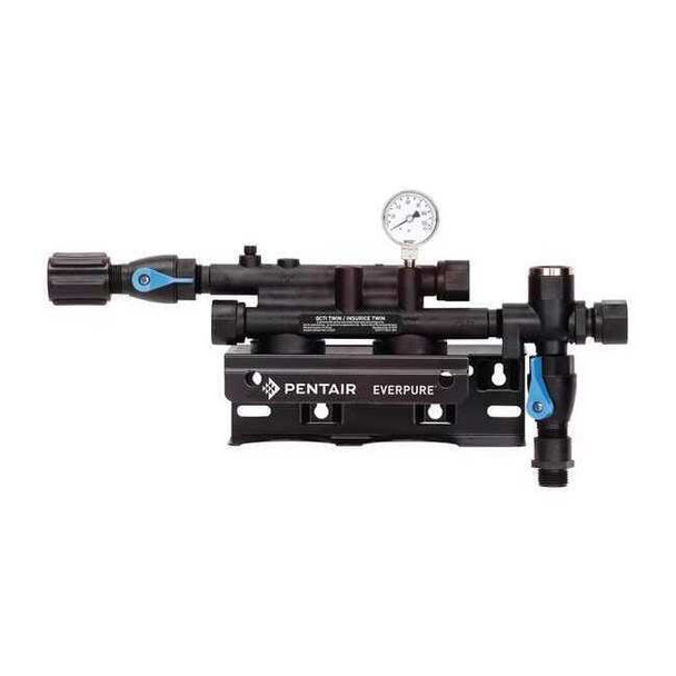 Pentair Everpure WaterFilterHead,3/4in,MNPT,165/8inL EV927222-75