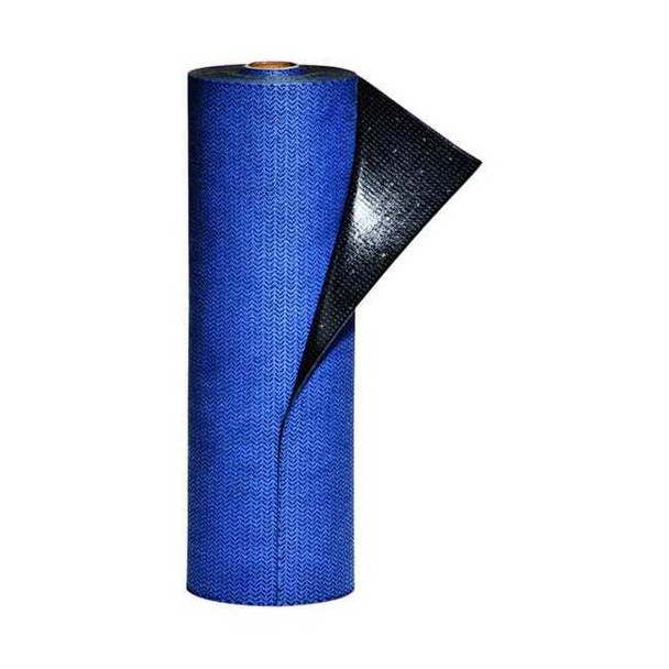 Sorbent Pad, 1 gal, 16 in x 25 ft, Universal, Blue, Polyester, Polypropylene