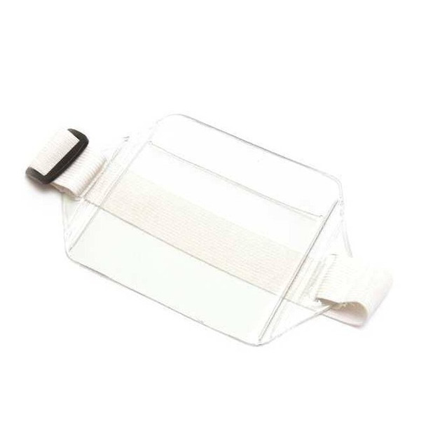 Sicurix Arm Band Badge Holder,Pouch,4 inH,PK12 BAU 66885-12