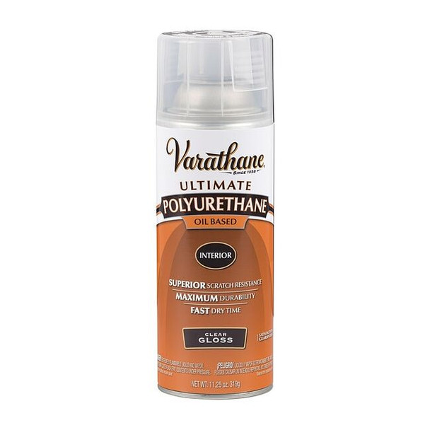 Rust-Oleum Polyurethane Spray,Clear,11.25 oz. 9081