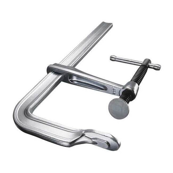 Bessey 18 in Bar Clamp, Forged Steel Handle and 4 3/4 in Throat Depth 1200-S18