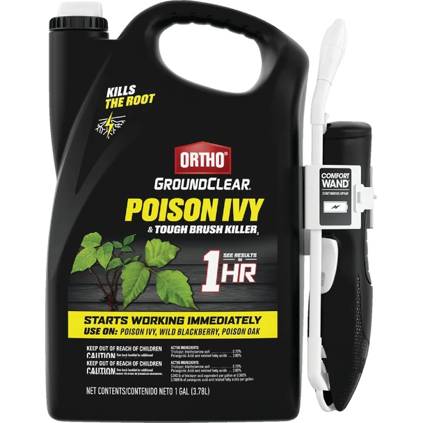 Ortho GroundClear 1 Gal. Poison Ivy & Tough Brush Killer with Comfort Wand