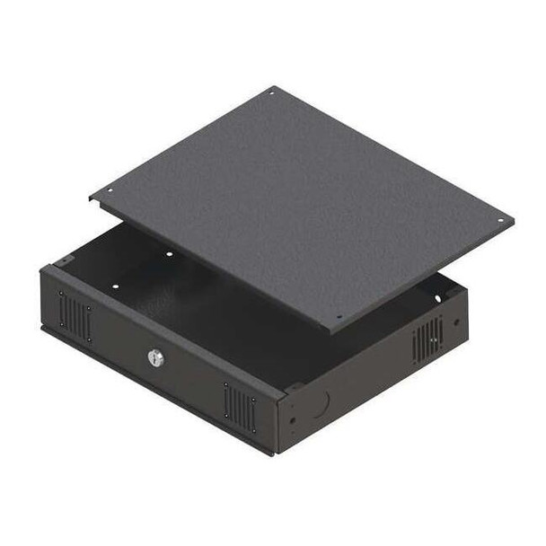 Video Mount Products VMP Mobile/Rackmount DVR Lockbox - Black DVR-MB1