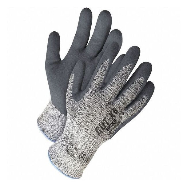 Cut-Resistant Coated Gloves, Cut Level A6 ,Dipped ,Nitrile ,Textured ,2XL 1 PR