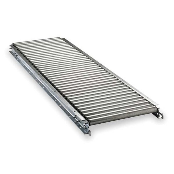 Ashland Conveyor Roller Conveyor,10 ft. L,16" BF, Steel 11F10EG15B16 Ashland Conveyor Roller Conveyor,10 ft. L,16" BF, Steel 11F10EG15B16