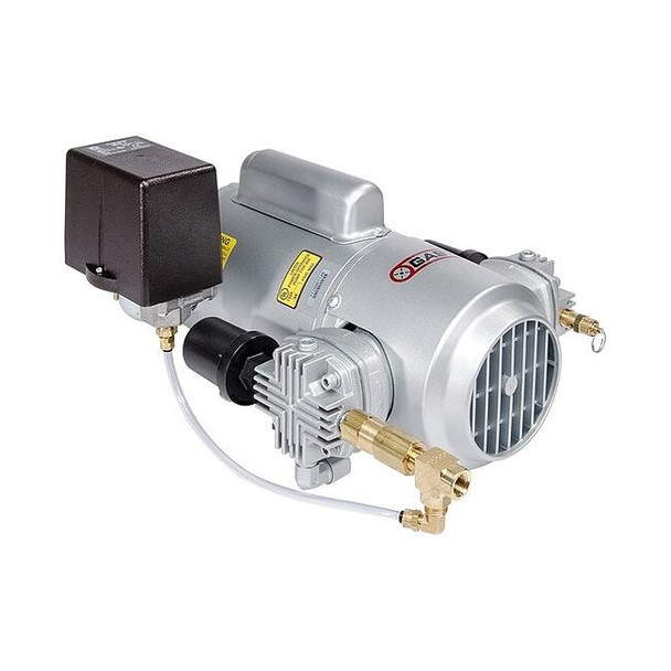 Gast Piston Air Compressor, 3/4HP, 115/230V, 1Ph 5LCA-246S-M550GX