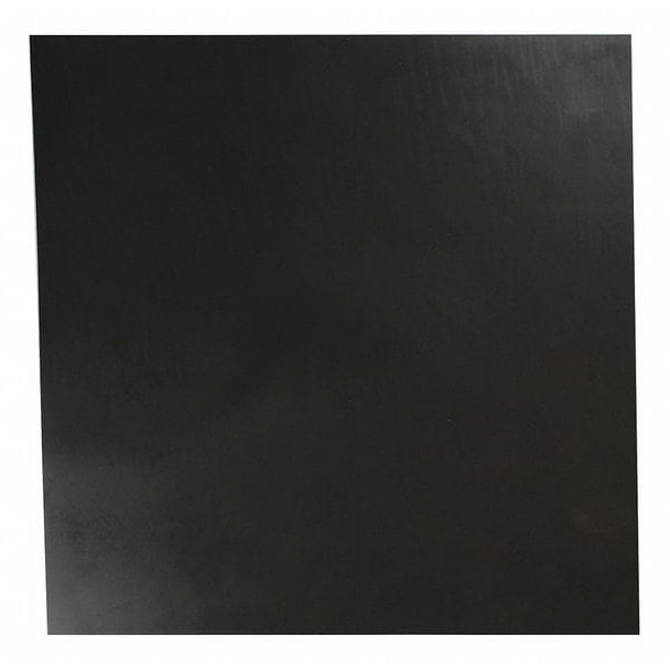 3/4" High Grade Neoprene Rubber Sheet, 12"x12", Black, 30A