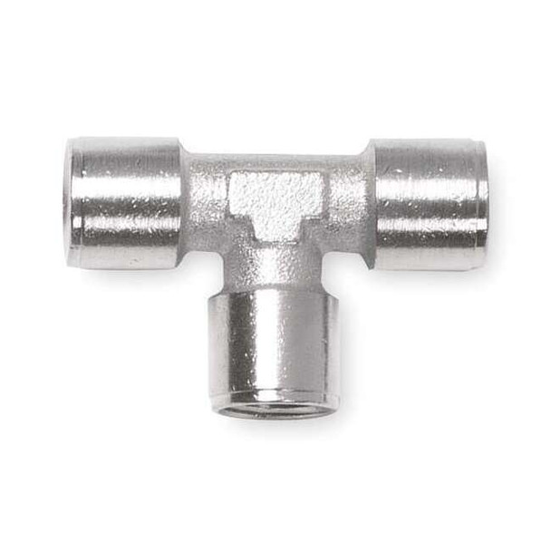 Tee Nickel Plated Brass Tee, 3/8 in Female NPT X 3/8 in Female NPT