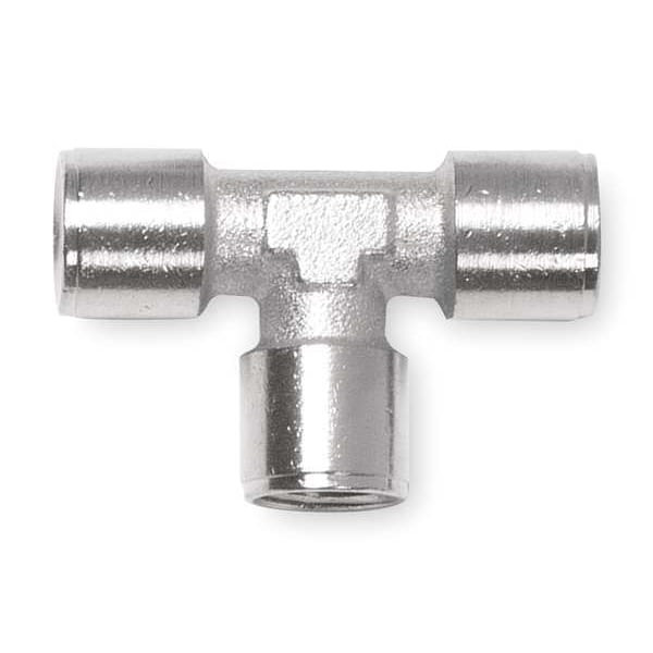 Tee Nickel Plated Brass Tee, 3/8 in Female NPT X 3/8 in Female NPT