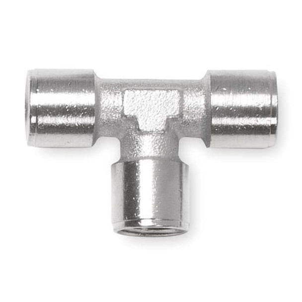 Tee Nickel Plated Brass Tee, 3/8 in Female NPT X 3/8 in Female NPT