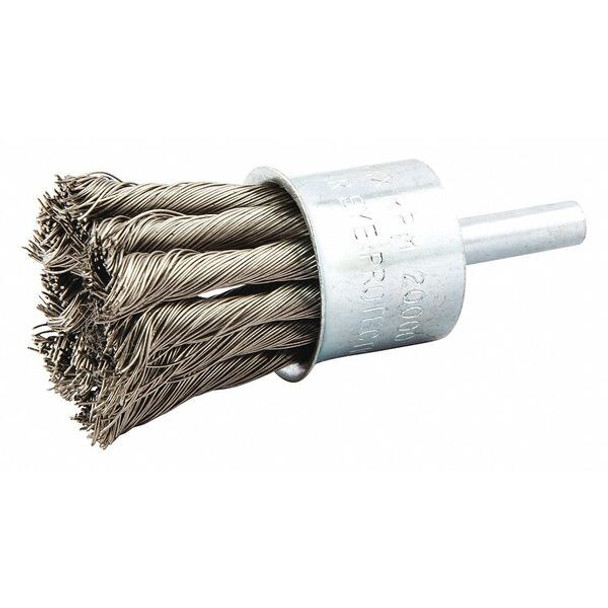 Manufacturer Varies Knot Wire End Brush,Shank Size 1/4" 66252838887