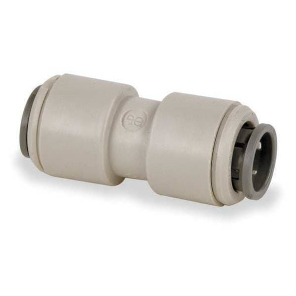John Guest Adapter Union,1/4 In.,Tube,PK10 PI-0408-S