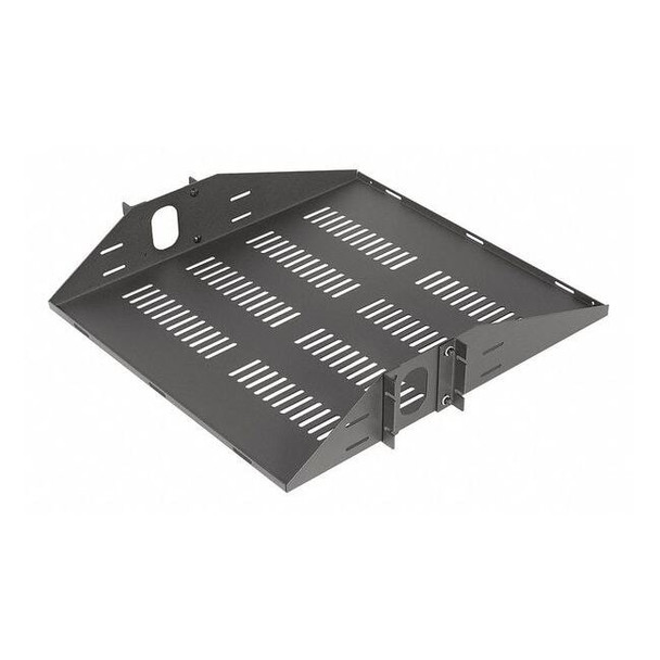 Video Mount Products Rack Shelf,For Racks,Steel,Black ERS2CM