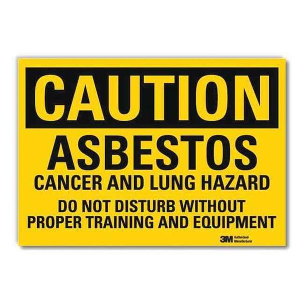Caution Sign, 7 in H, 10 in W,Vertical Rectangle, English, U4-1056-RD_10X7