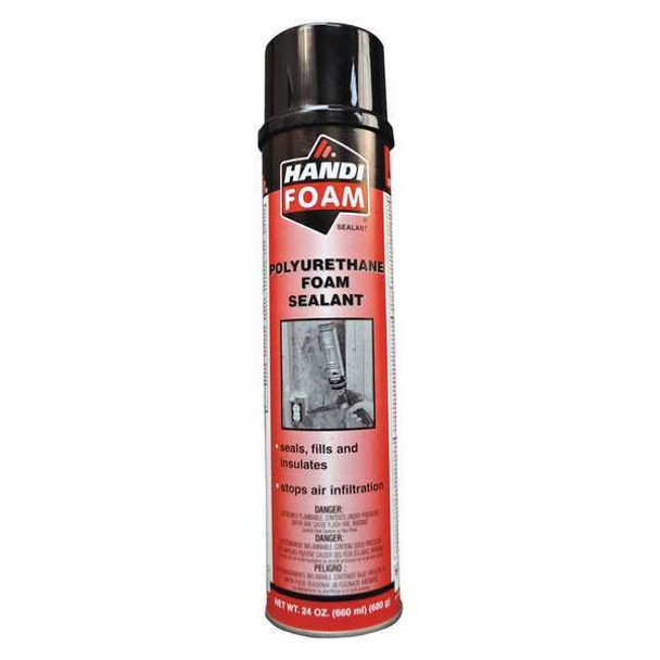 Handi-Foam Spray Foam Sealant,Cream,24 oz P30115