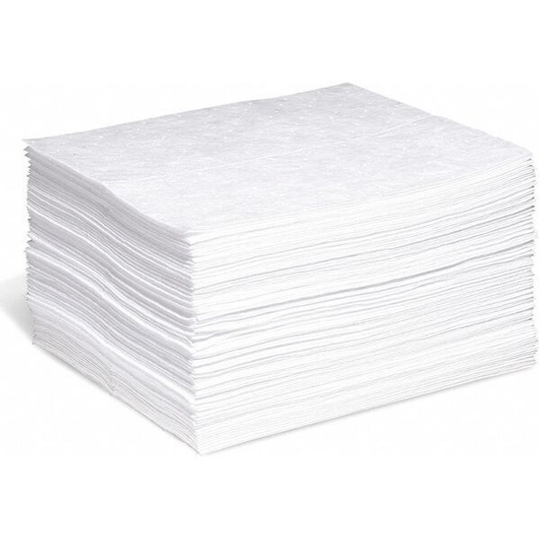 Spilltech Absorbent Pad,Oil-Based Liquids,PK100 WP-M