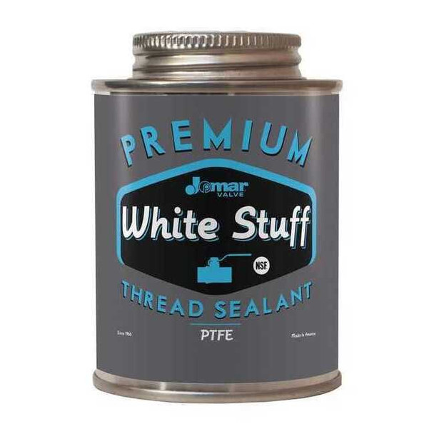 Pipe Thread Sealant 32 fl oz, Brush-Top Can, White Stuff, White, Paste