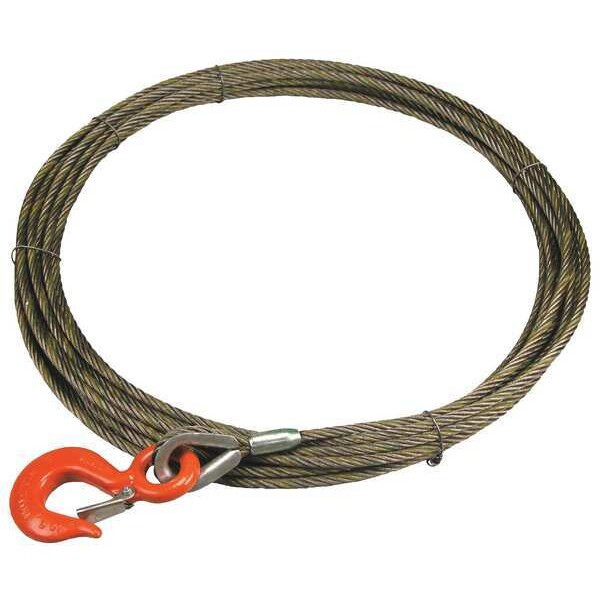 Lift-All Winch Cable, 3/8 In. x 50 ft., Color: natural 38WIX50