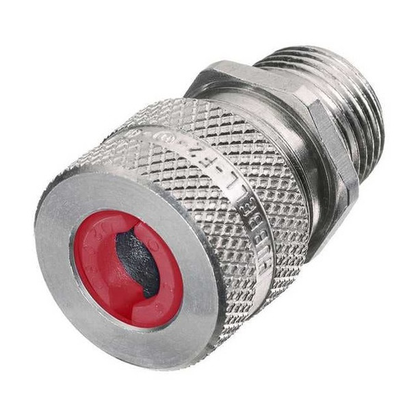 Hubbell Wiring Device-Kellems Liquid Tight Connector,3/8 in.,Red SHC1009
