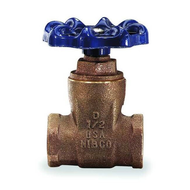 Nibco Gate Valve,1-1/2 In.,FNPT,Bronze T29 1 1/2