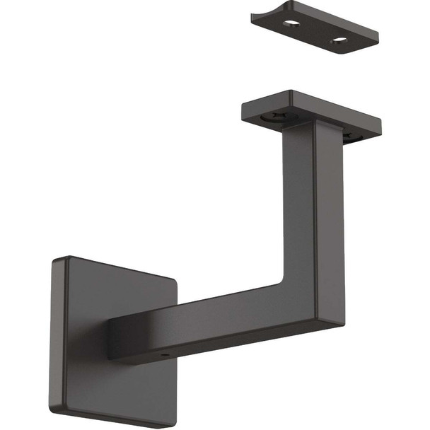 National Hardware 3-5/16 In. Matte Black Reed Handrail Bracket N830-524