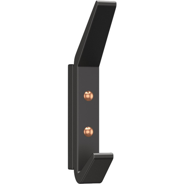 National Hardware 4-3/4 In. Matte Black Reed Geometric Hook N337-918